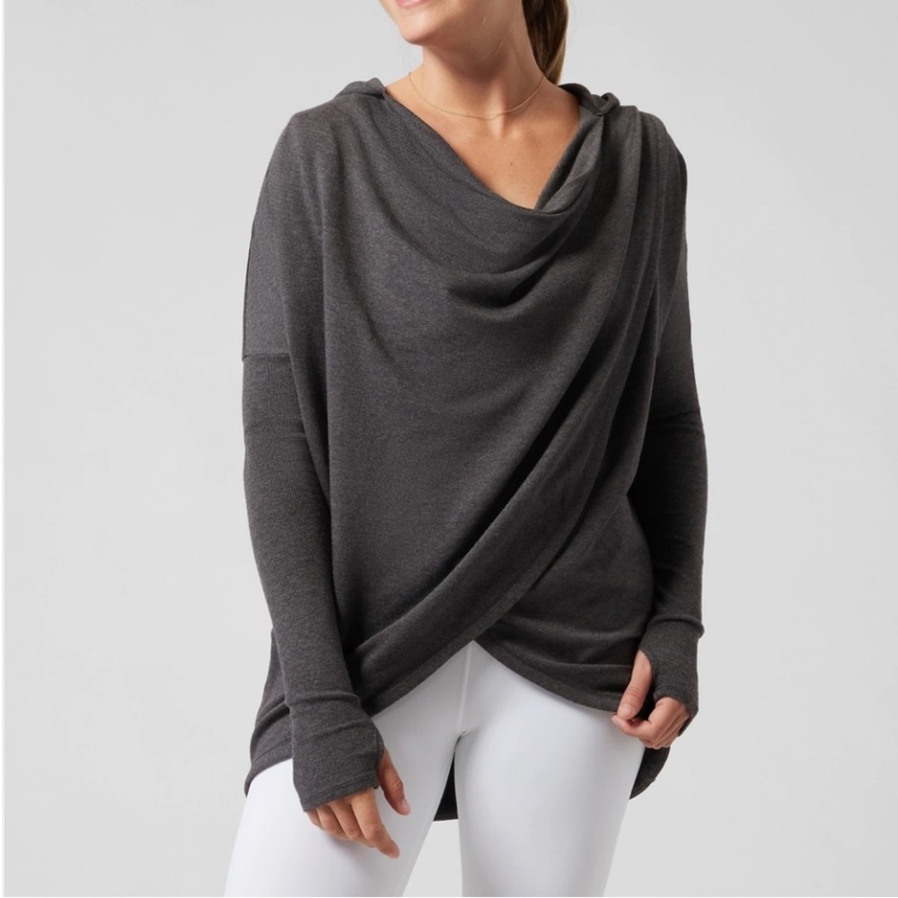 Athleta Purana Wrap Sweatshirt